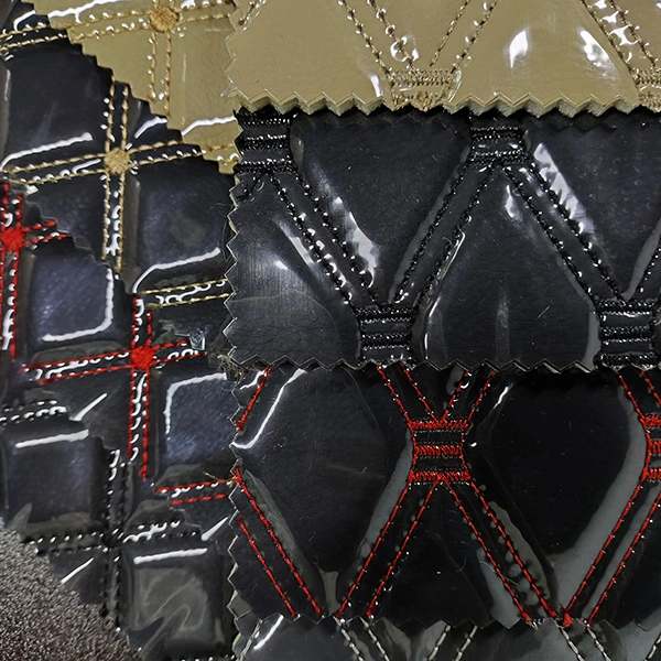 Broderiläder med genomskinligt PVC-ark